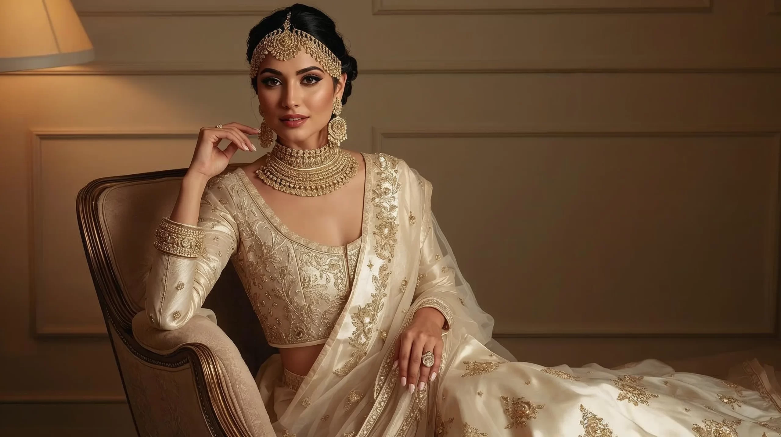 Best tailors for women in Delhi creating celebrity-style bridal lehenga with expert craftsmanship and perfect fit